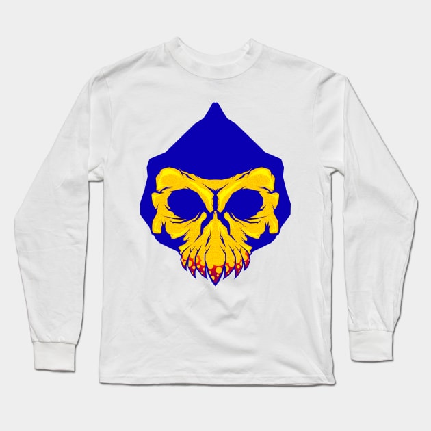 skull Long Sleeve T-Shirt by ariverrr